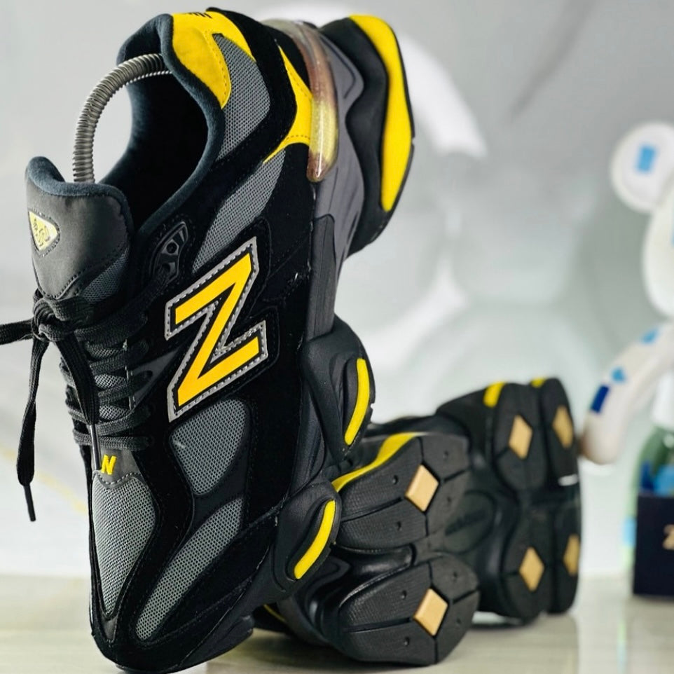 BLACK SUEDE YELLOW