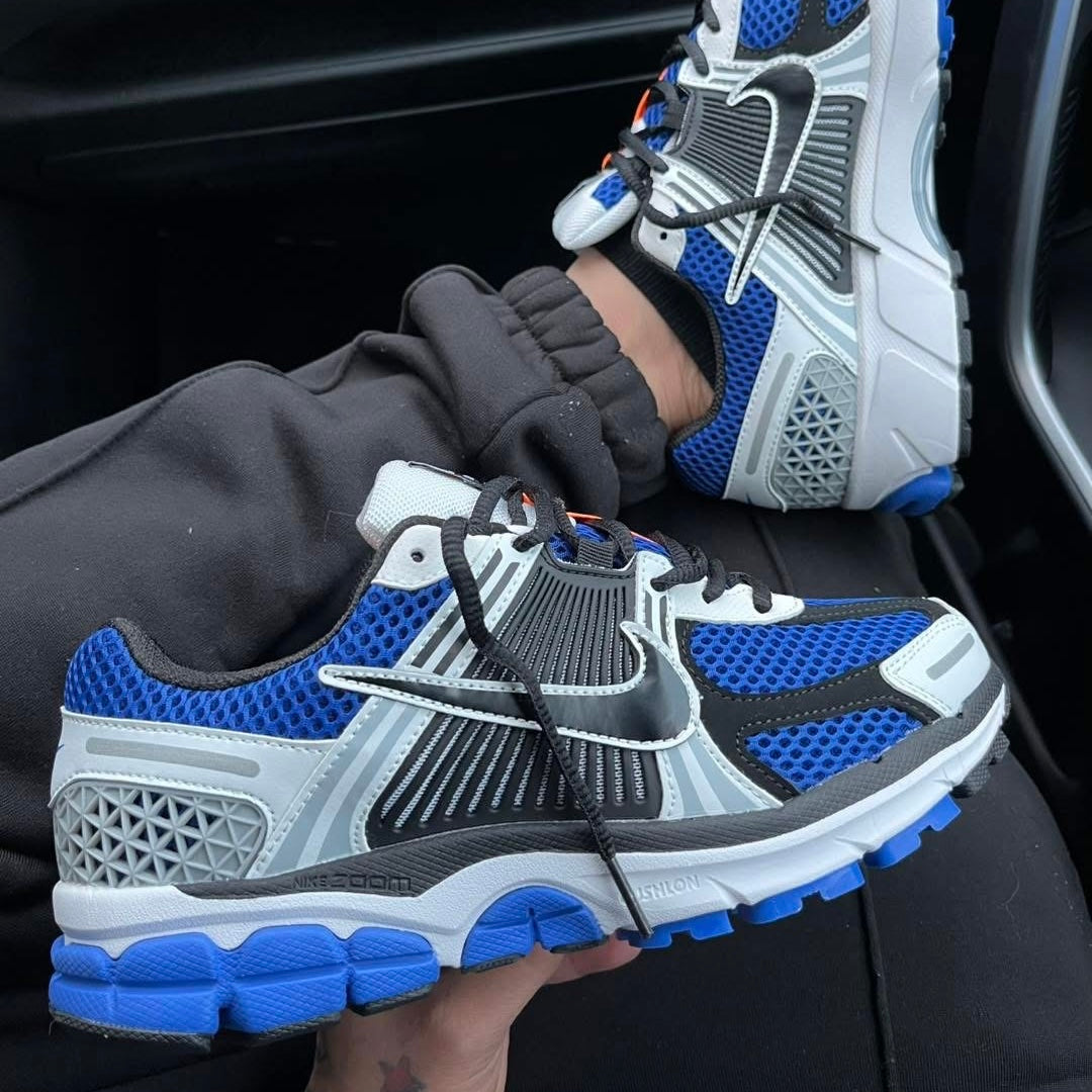 White Racer Blue Black