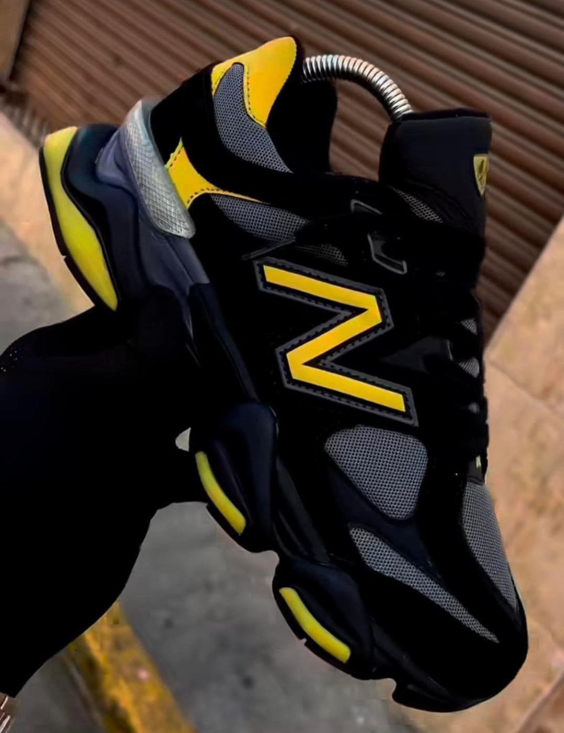 BLACK SUEDE YELLOW
