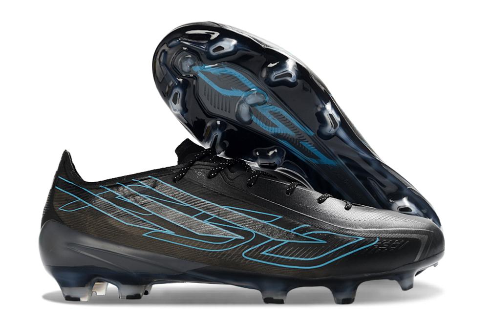 F50 FG - Negro/Azul Cian