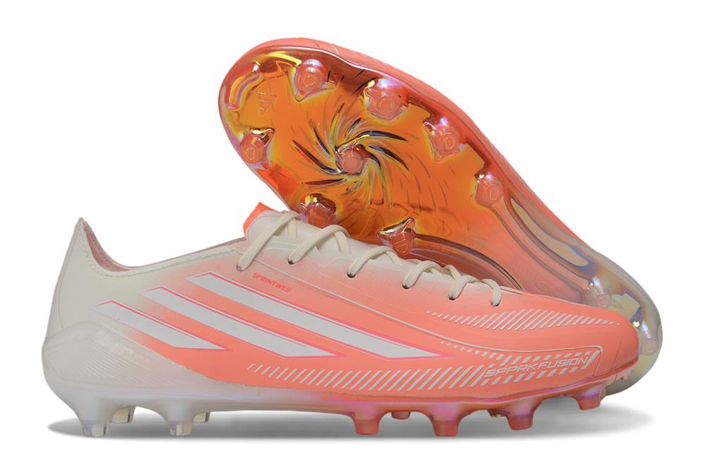 F50 Elite FG - Blanco/Coral