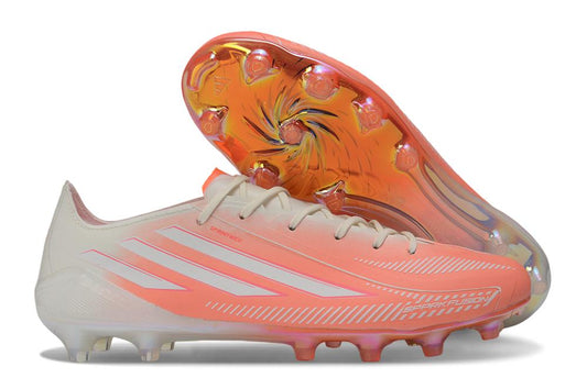 F50 Elite FG - Blanco/Coral
