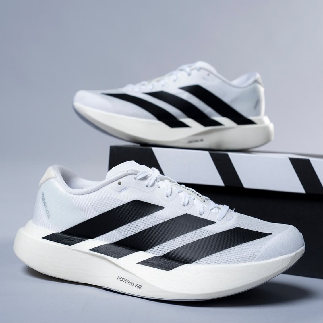 ADIZERO EVO SL BLANCO NEGRO