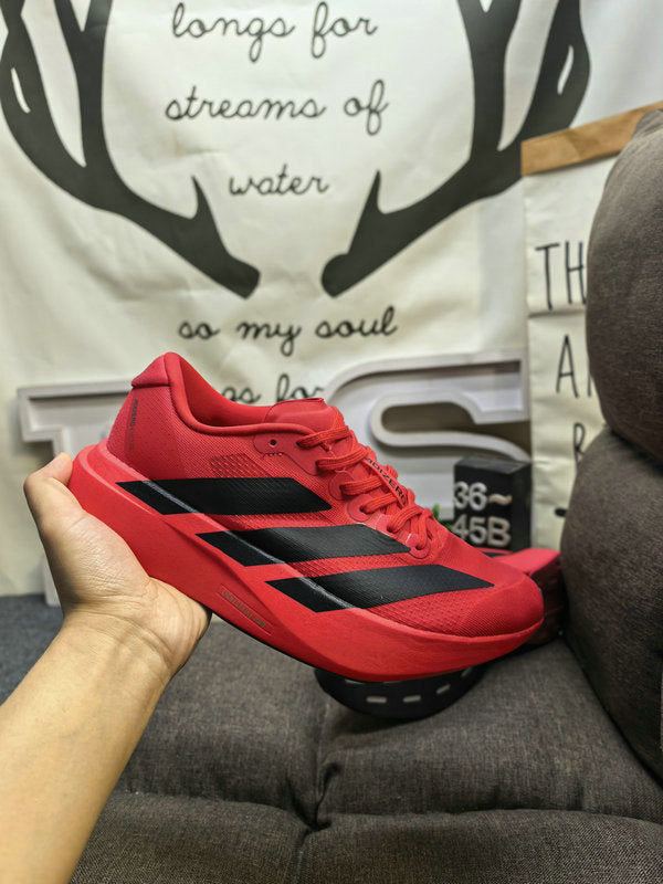 ADIZERO EVO SL ROJO NEGRO